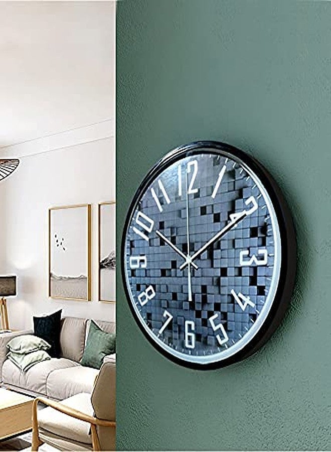 ZIVIK Wall Clock 12 Inch, Round Clock for Livingroom Bedroom Office Kitchen Decorative Wall Clock 30CM Non-Ticking Silent Movement - Image 5
